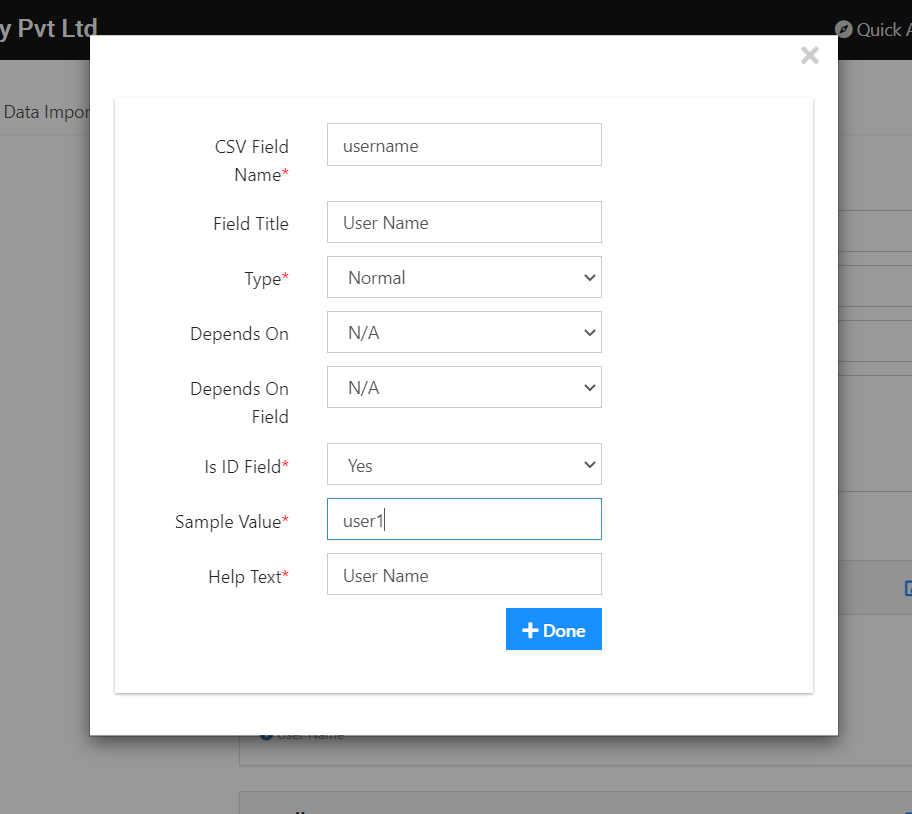 How to Create a User Data Importer