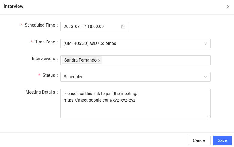 How To Schedule An Interview With A Candidate
