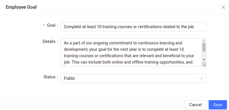 Understanding Employee Goals in IceHrm