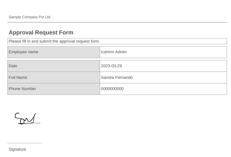 Creating an HR Form in IceHrm