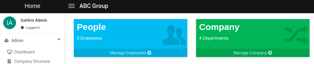 Changing Company Name in IceHrm