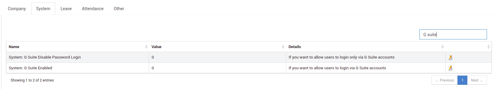 Log In With Google in IceHrm