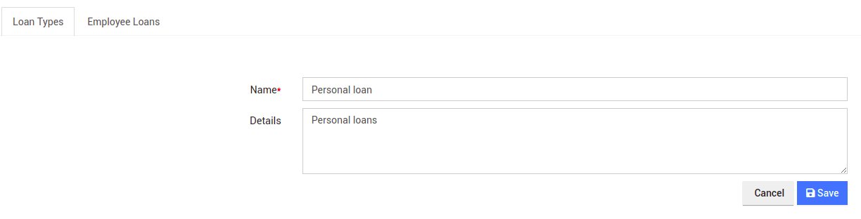 Adding Employee Loans in IceHrm