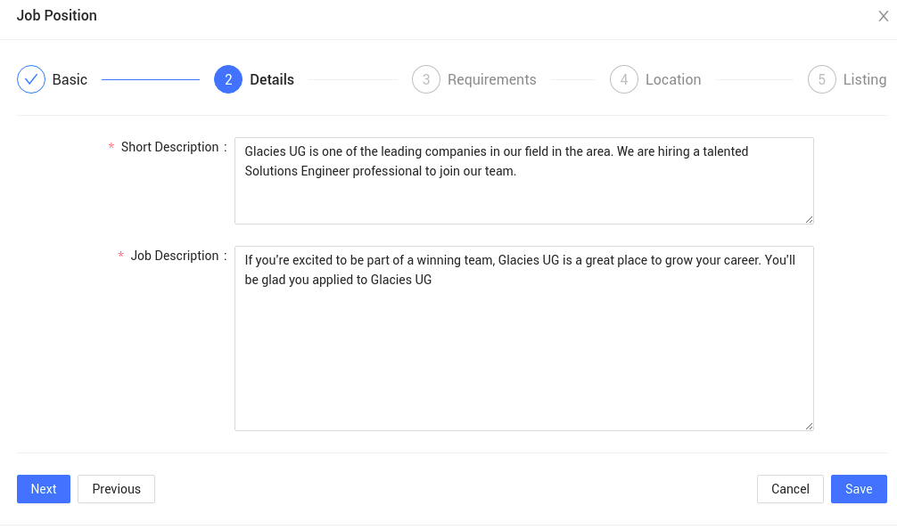 Creating A Job Post in IceHrm