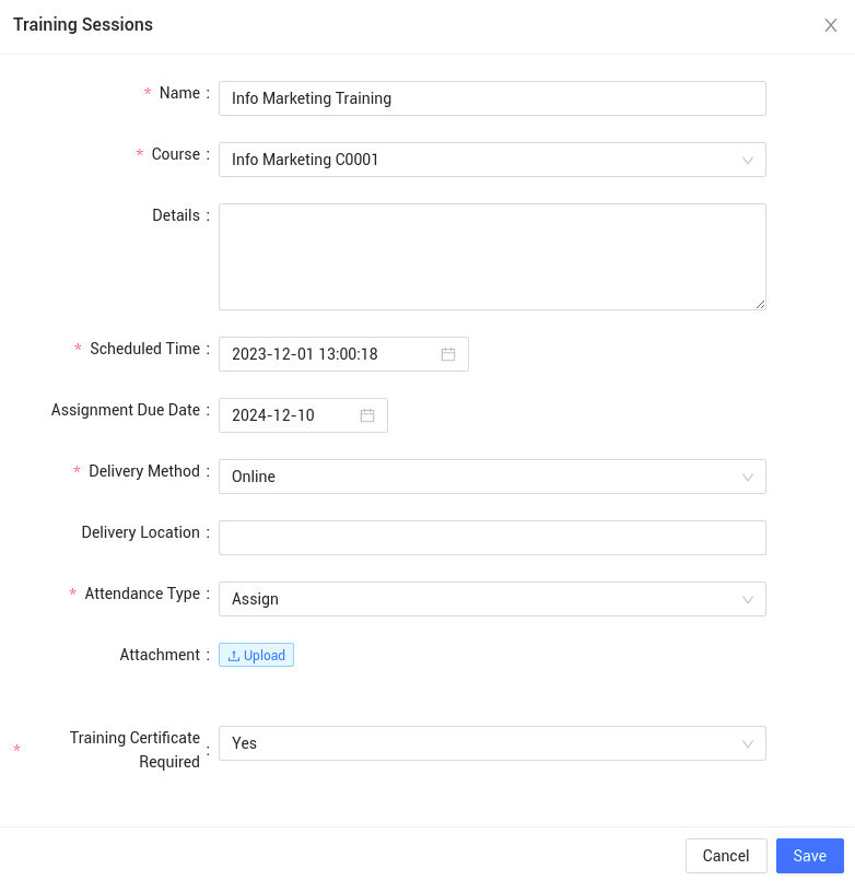 How to Assign Training in IceHrm