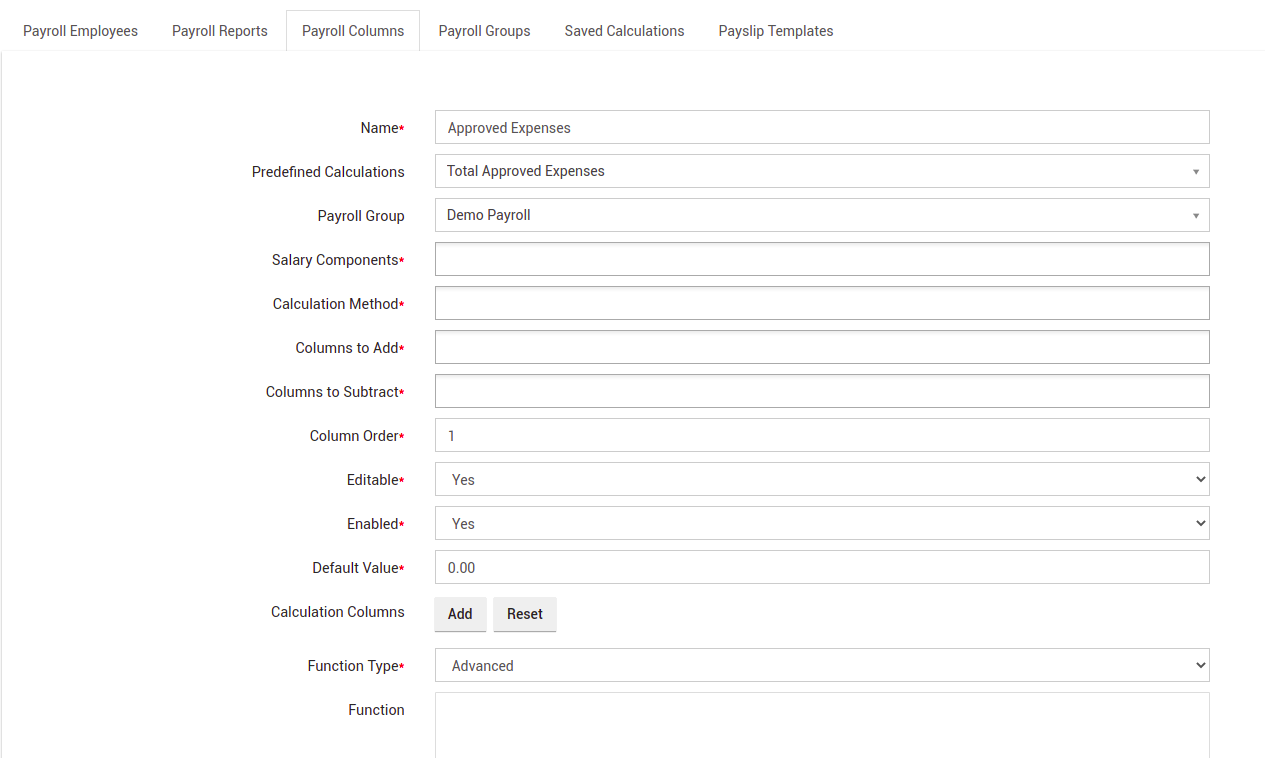 Using Approved Expenses For Payroll in IceHrm