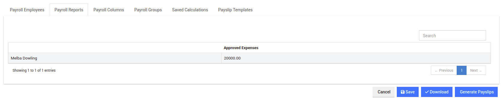 Using Approved Expenses For Payroll in IceHrm
