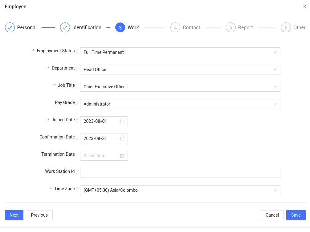 How to Change the Confirmation Date of an Employee?