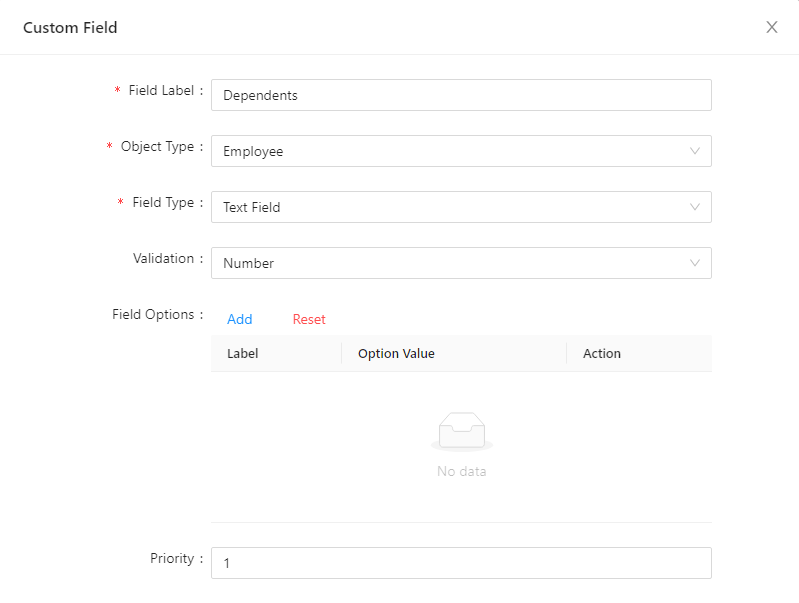 How to add an employee custom field?