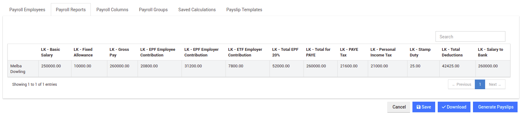 How to create a payroll report using IceHrm?
